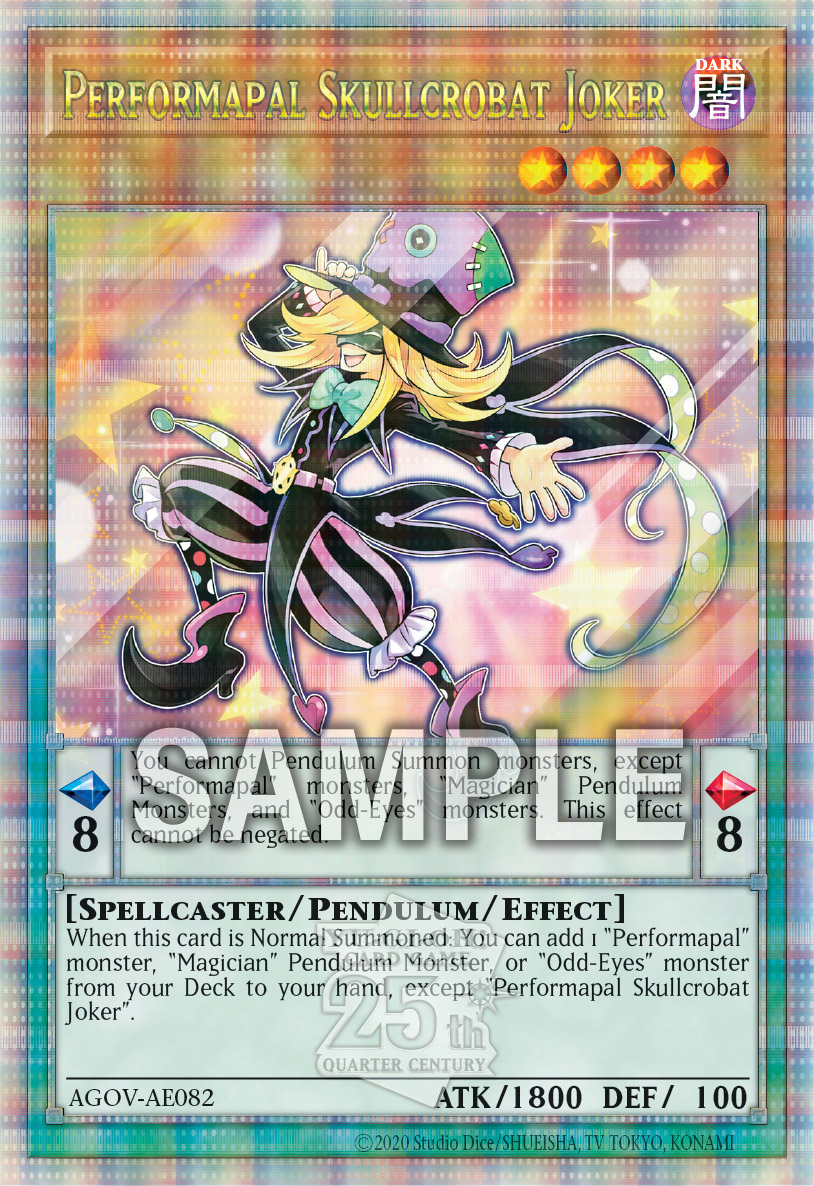 AGOV-AE082 PERFORMAPAL SKULLCROBAT JOKER EM 骷髏雜技小丑